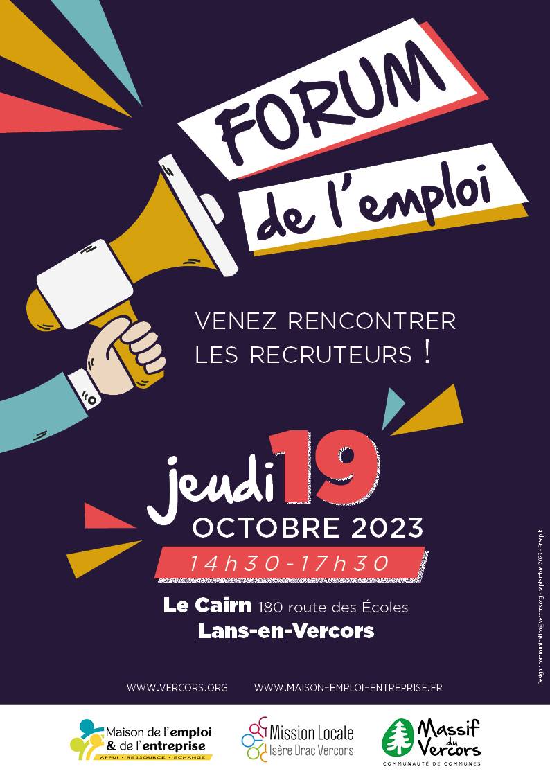 Forum de l'emploi Vercors 2023